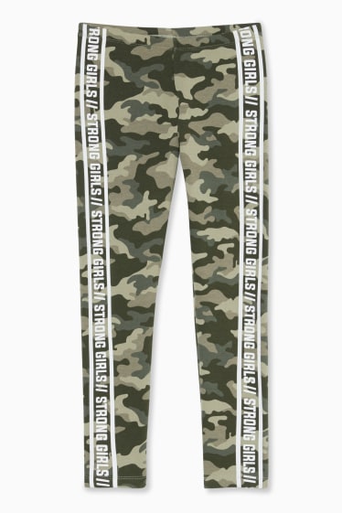 Kinder - Thermoleggings - camouflage