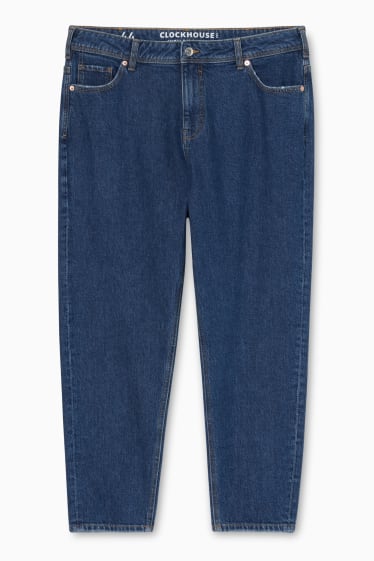 Women - CLOCKHOUSE - mom jeans - high waist - denim-blue
