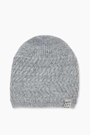 Children - Hat - gray-melange