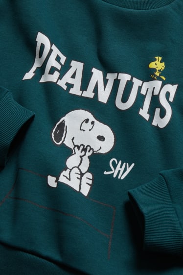 Teens & Twens - CLOCKHOUSE - Sweatshirt - Peanuts - dunkelgrün