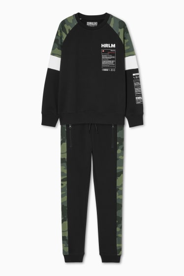 Children - Set - sweatshirt and joggers - 2 piece - black