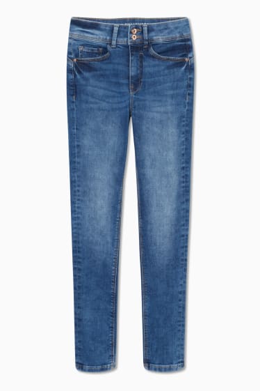 Dámské - CLOCKHOUSE - skinny jeans - push-up efekt - džíny - modré