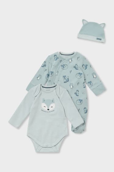 Babys - Erstlingsoutfit - 3 teilig - mintgrün