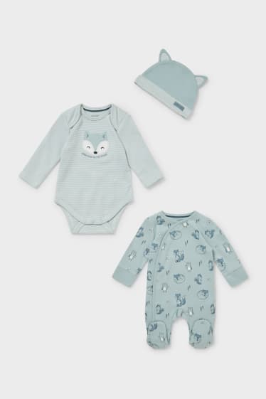 Babies - Newborn outfit  - 3 piece - mint green