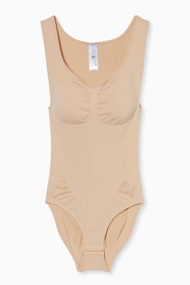 Femei - Body modelator - fără cusături  - bej