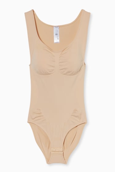 Donna - Body modellante - senza cuciture  - beige