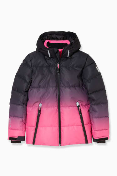 Children - Ski jacket with hood - coral