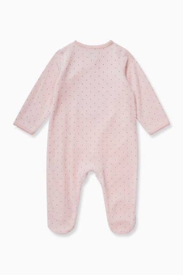 Babys - Minnie Mouse - babykerstpyjama - roze