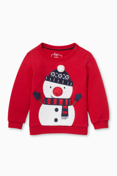 Babies - Baby Christmas sweatshirt - red
