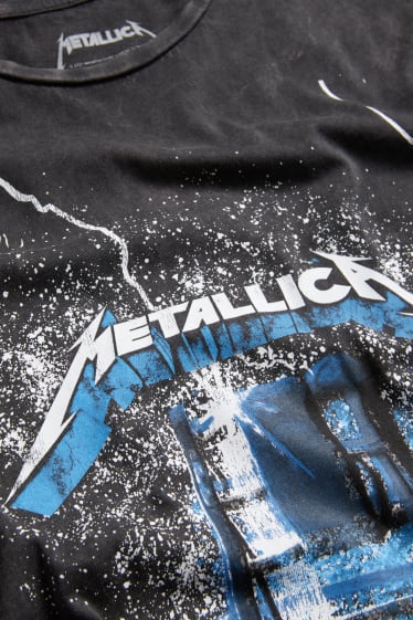 Bărbați - CLOCKHOUSE - tricou - Metallica - negru
