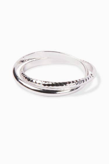 Damen - SIX - Ring - versilbert - silber