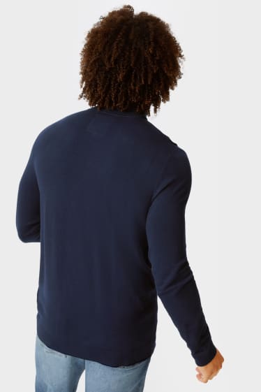 Uomo - CLOCKHOUSE - maglione a dolcevita - blu scuro