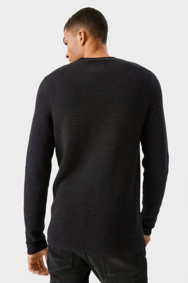 Bărbați - CLOCKHOUSE - pulover - gri închis