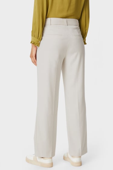 Dames - Pantalon - relaxed fit  - taupe
