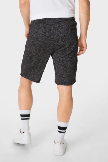 Heren - Sweatshort - donkergrijs