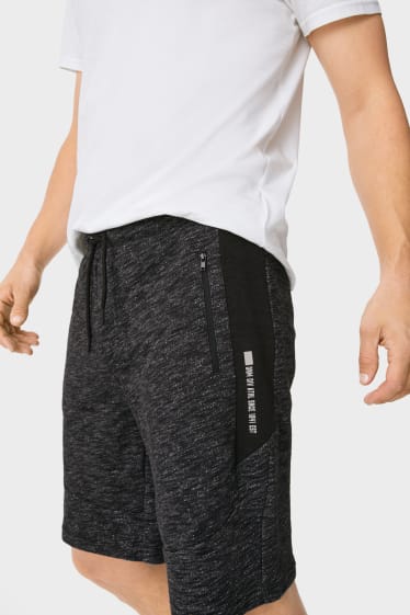 Heren - Sweatshort - donkergrijs