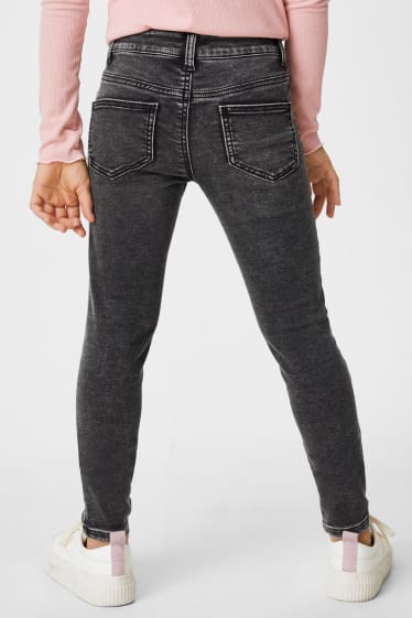Kinderen - Super skinny jeans  - jeansgrijs