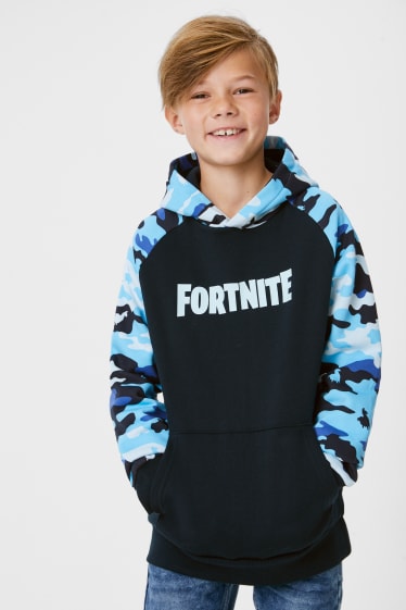 Kinderen - Fortnite - hoodie - donkerblauw