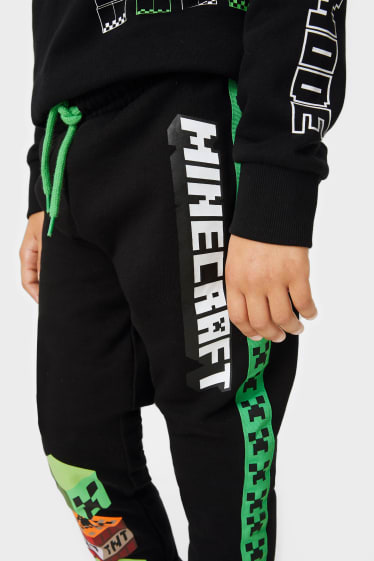 Enfants - Minecraft - pantalon de jogging - noir