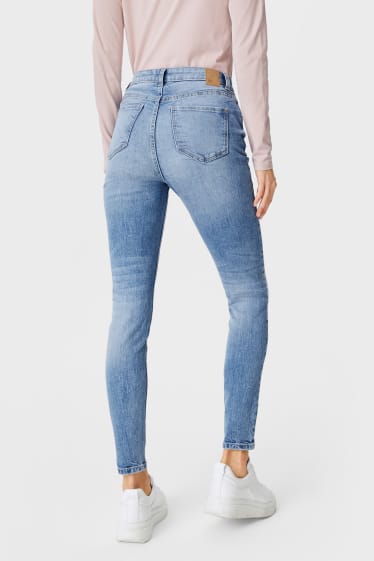 Damen - Skinny Jeans - helljeansblau