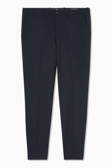 Heren - Pantalon uit het combi-systeem - body fit - stretch - LYCRA® - donkerblauw
