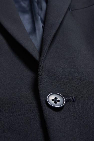 Men - Mix-and-match suit jacket - body fit - stretch - LYCRA® - striped - dark blue