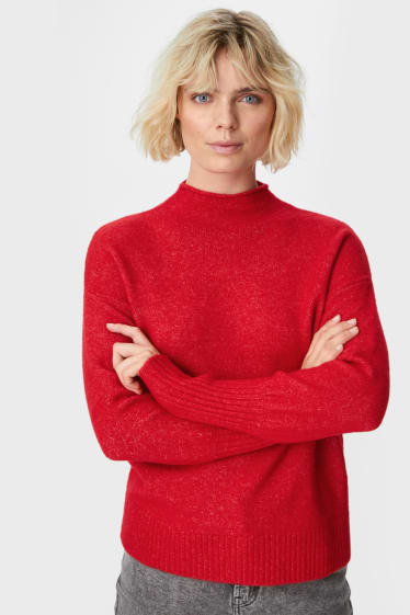 Donna - Pullover - rosso
