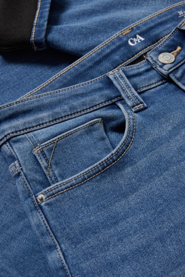 Damen - Skinny Jeans - Thermojeans - jeansblau