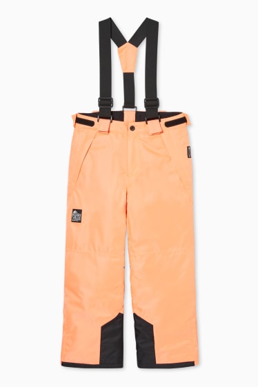 Children - Ski pants - neon orange