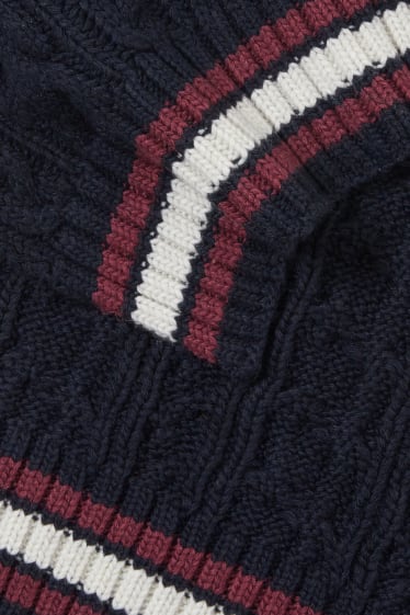 Men - Scarf - dark blue