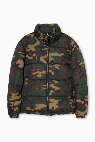 Men - CLOCKHOUSE - quilted jacket  - camouflage