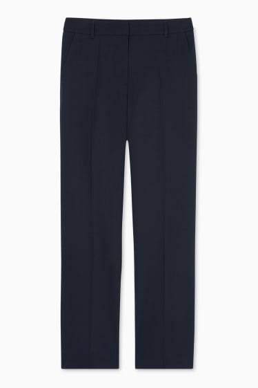 Kobiety - Spodnie biznesowe - tailored fit  - ciemnoniebieski