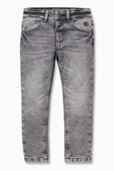 Kinder - Slim Jeans - Thermojeans - jeans-grau