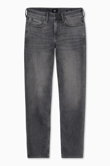 Men - Straight jeans - thermal jeans - denim-gray