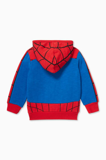 Kinder - Spider-Man - Sweatjacke mit Kapuze - rot
