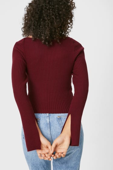 Teens & young adults - CLOCKHOUSE - jumper - dark red