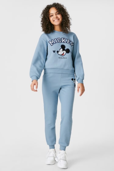 Mujer - CLOCKHOUSE - pantalón de deporte - Mickey Mouse - azul claro
