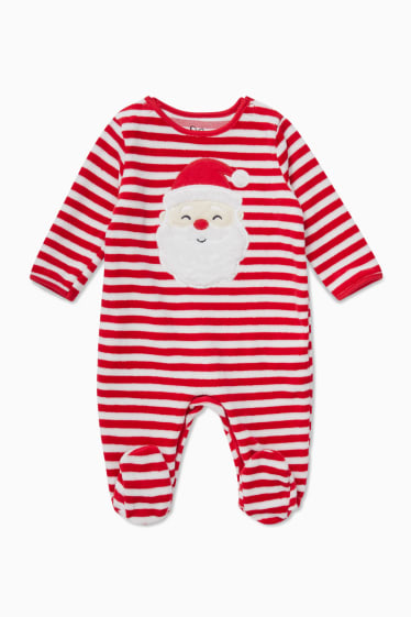 Babies - Baby Christmas sleepsuit - red