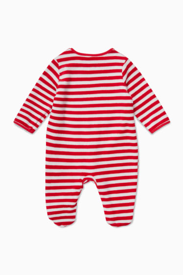 Babies - Baby Christmas sleepsuit - red