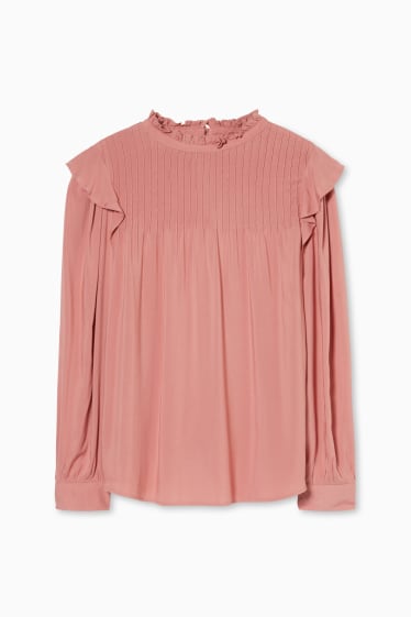 Damen - Bluse - coral