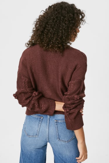 Women - CLOCKHOUSE - jumper - dark brown
