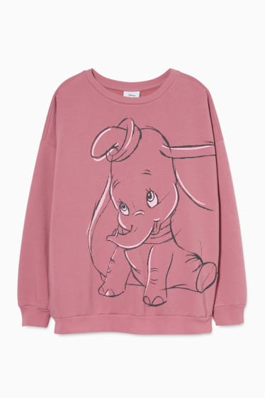 Teens & Twens - CLOCKHOUSE - Sweatshirt - Dumbo - dunkelrosa