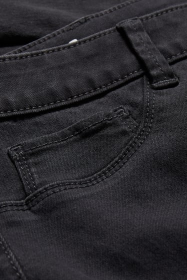Dámské - CLOCKHOUSE - super skinny jeans - high waist - černá