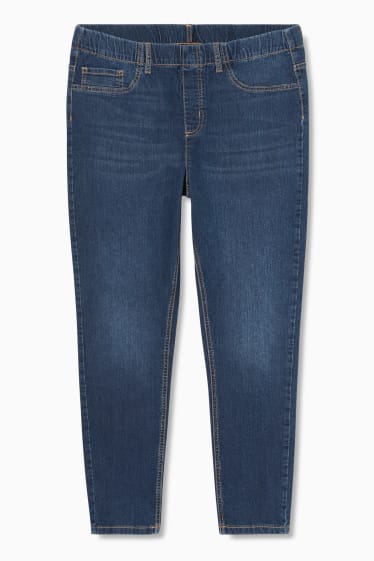 Femmes - Jegging jean - mid waist - LYCRA® - jean bleu foncé