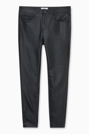 Jóvenes - CLOCKHOUSE - pantalón - skinny fit - con brillos - negro