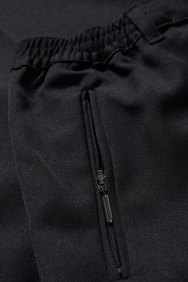 Mujer - Pantalón de tela - tapered fit  - negro