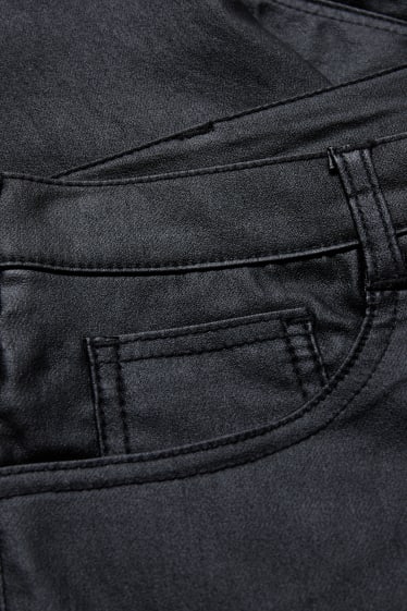 Jóvenes - CLOCKHOUSE - pantalón - skinny fit - con brillos - negro