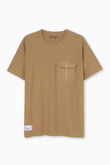 Men - CLOCKHOUSE - T-shirt - khaki