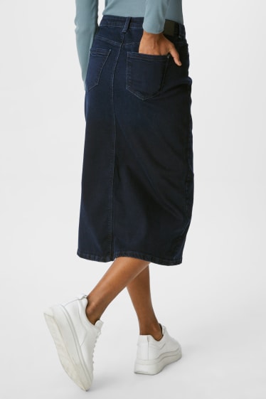 Damen - Jeansrock - jeans-blau
