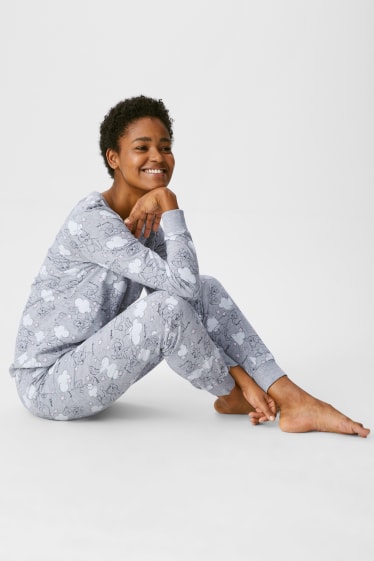 Mujer - Pijama - Disney - gris claro jaspeado